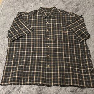 Dickies Men's Plaid Button Down Shirt